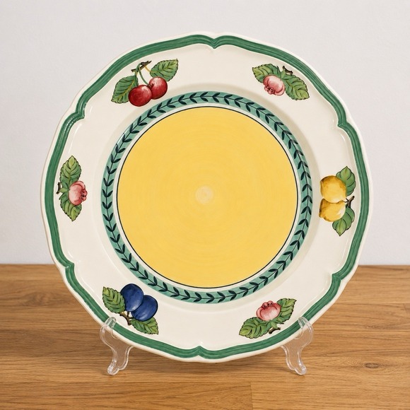 Villeroy & Boch Other - Villeroy & Boch French Garden Dinner Plate Yellow Center Fruit 10.5" NEW